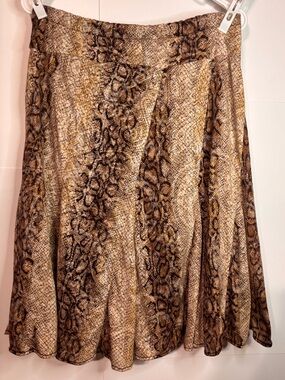 Requirements Snakeskin Petite Skirt